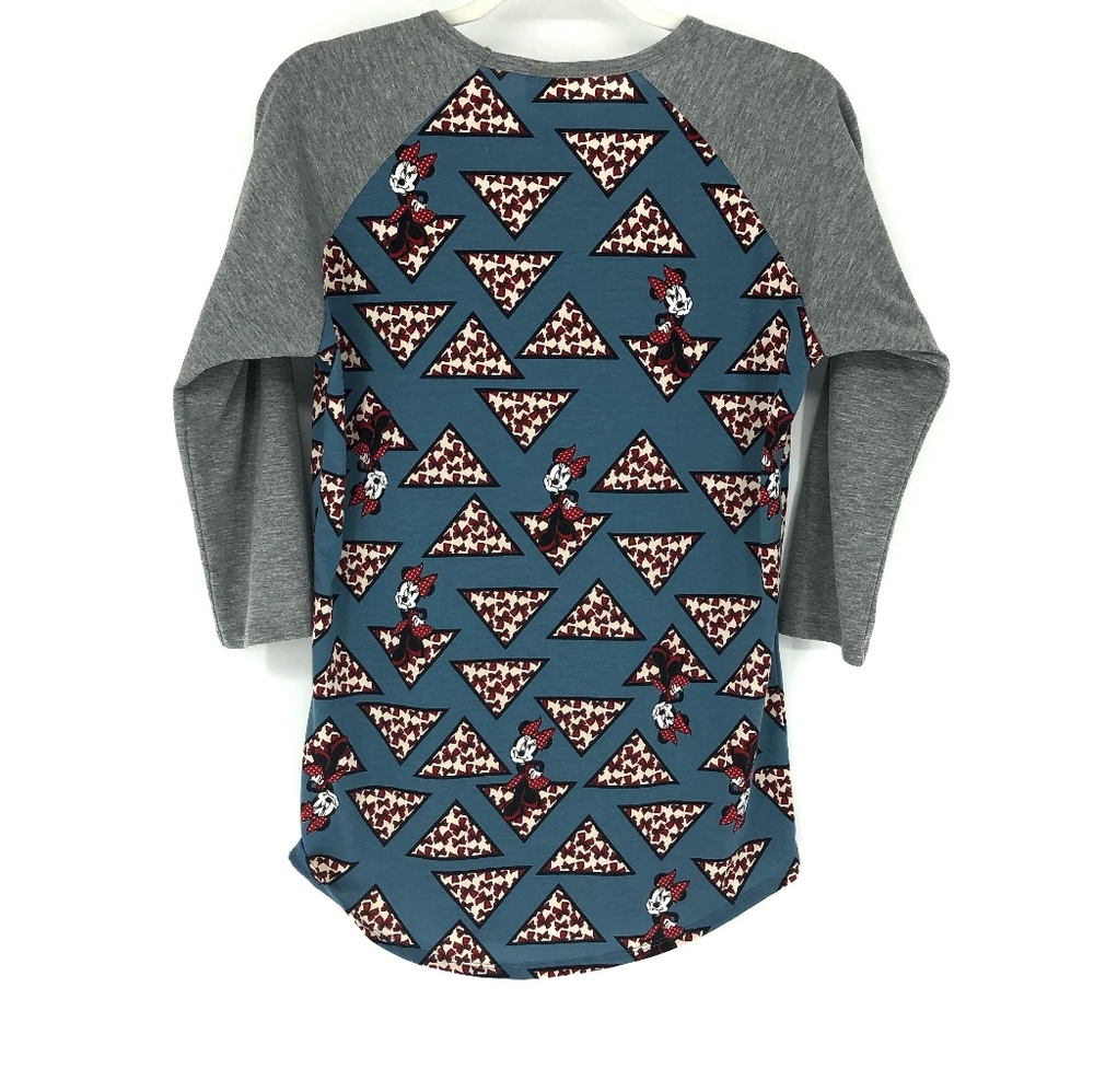 LulaRoe Disney Minnie Mouse Randy Baseball Tee - Picture 2 of 4